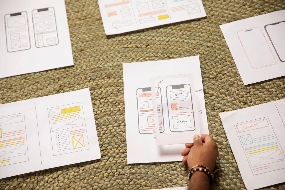 Maquettes UX/UI d’une application mobile