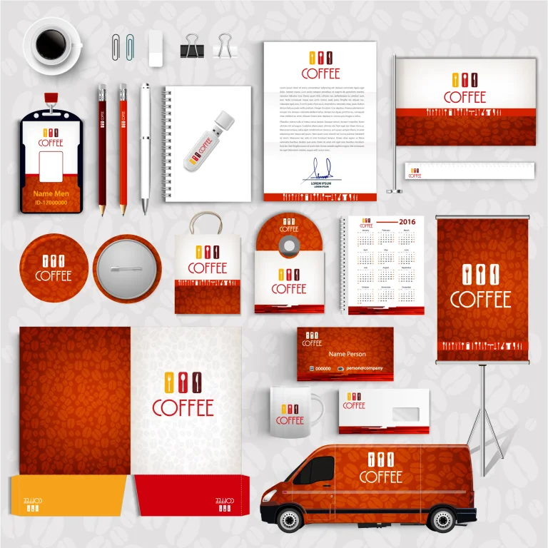 Charte graphique avec palette de couleurs et typographies